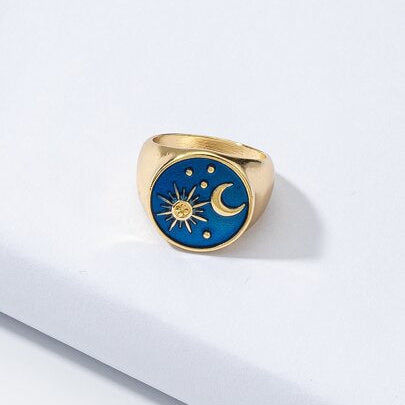 Sun & Moon Golden Ring