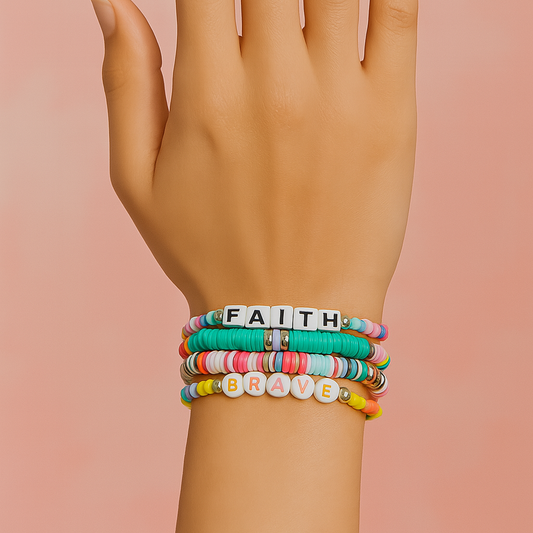 Brave & Faith Bracelet Set