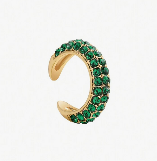 Green Zirconia Ear Clip
